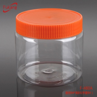 广东食品广口塑料樽 500ML透明手工红糖塑料包装瓶厂家直销F-480A